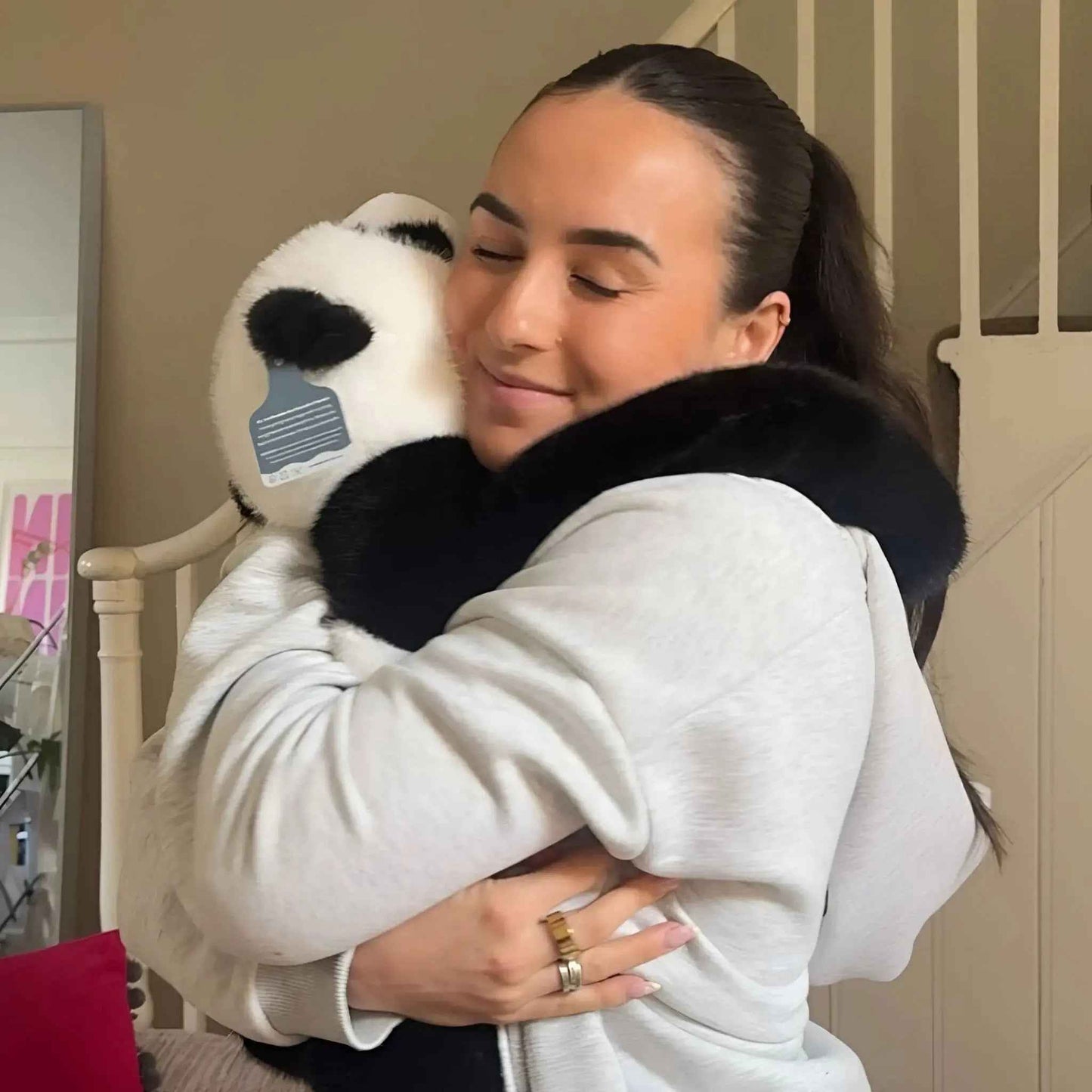 Pookie the Panda Weighted Animal for Valentine's Day