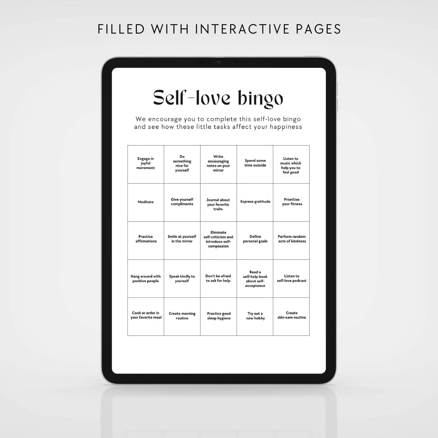 The Self-Love Digital Workbook