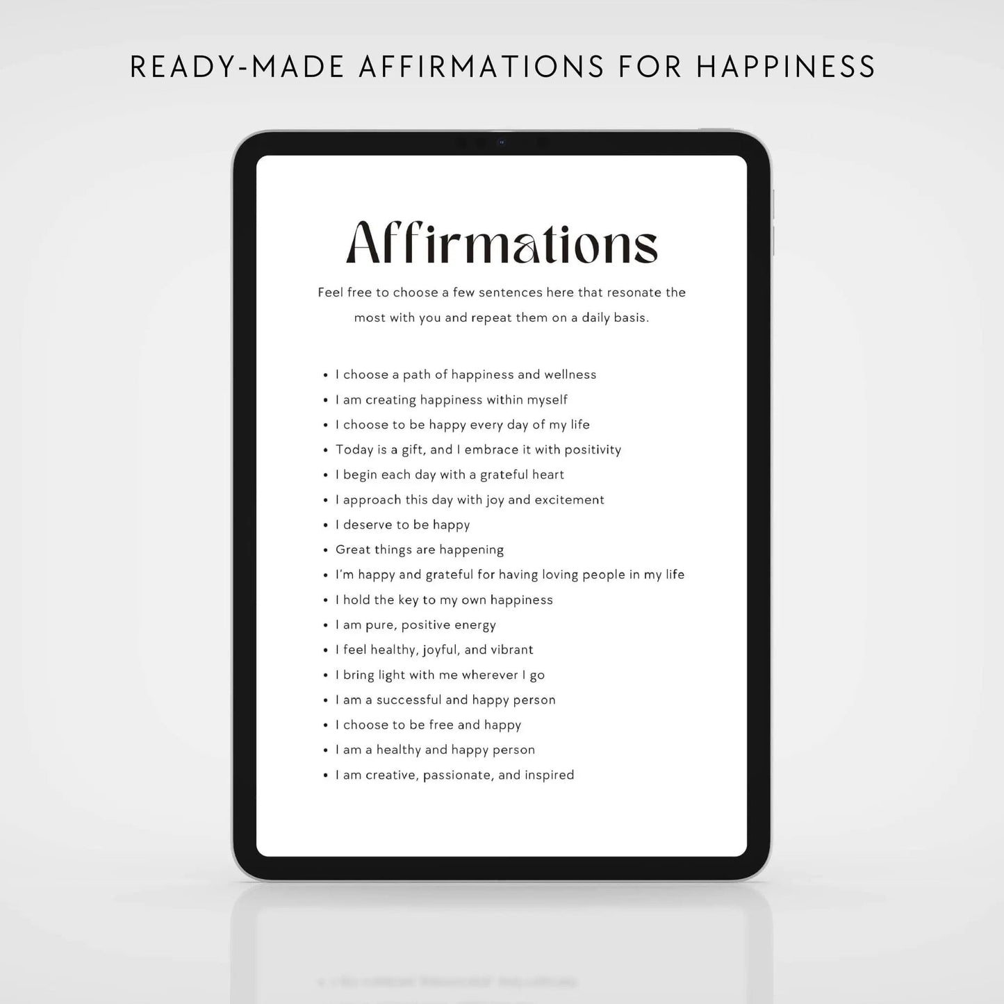 The Happiness Digital Workbook