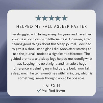 The Sleep Guided Journal