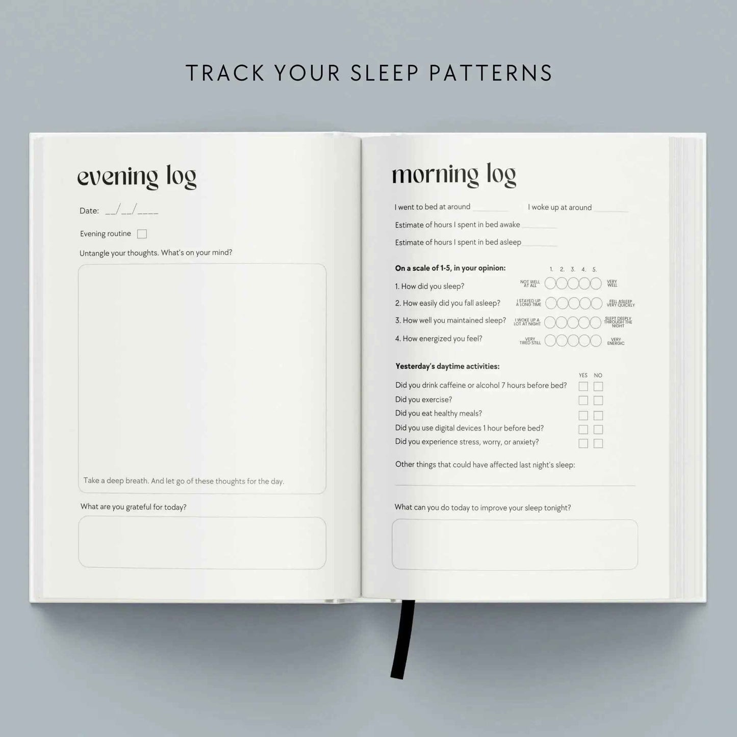 The Sleep Guided Journal