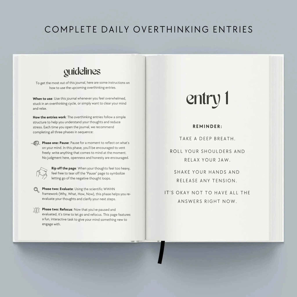 The Overthinking Guided Journal