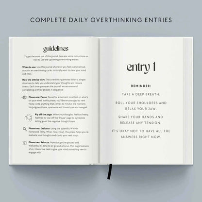 The Overthinking Guided Journal