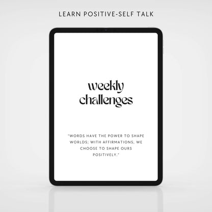 The Affirmations Digital Fillable Journal